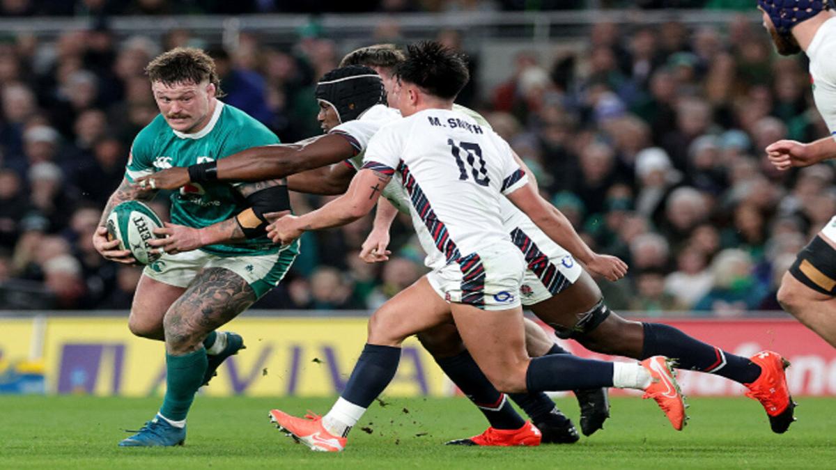 Ireland playing England